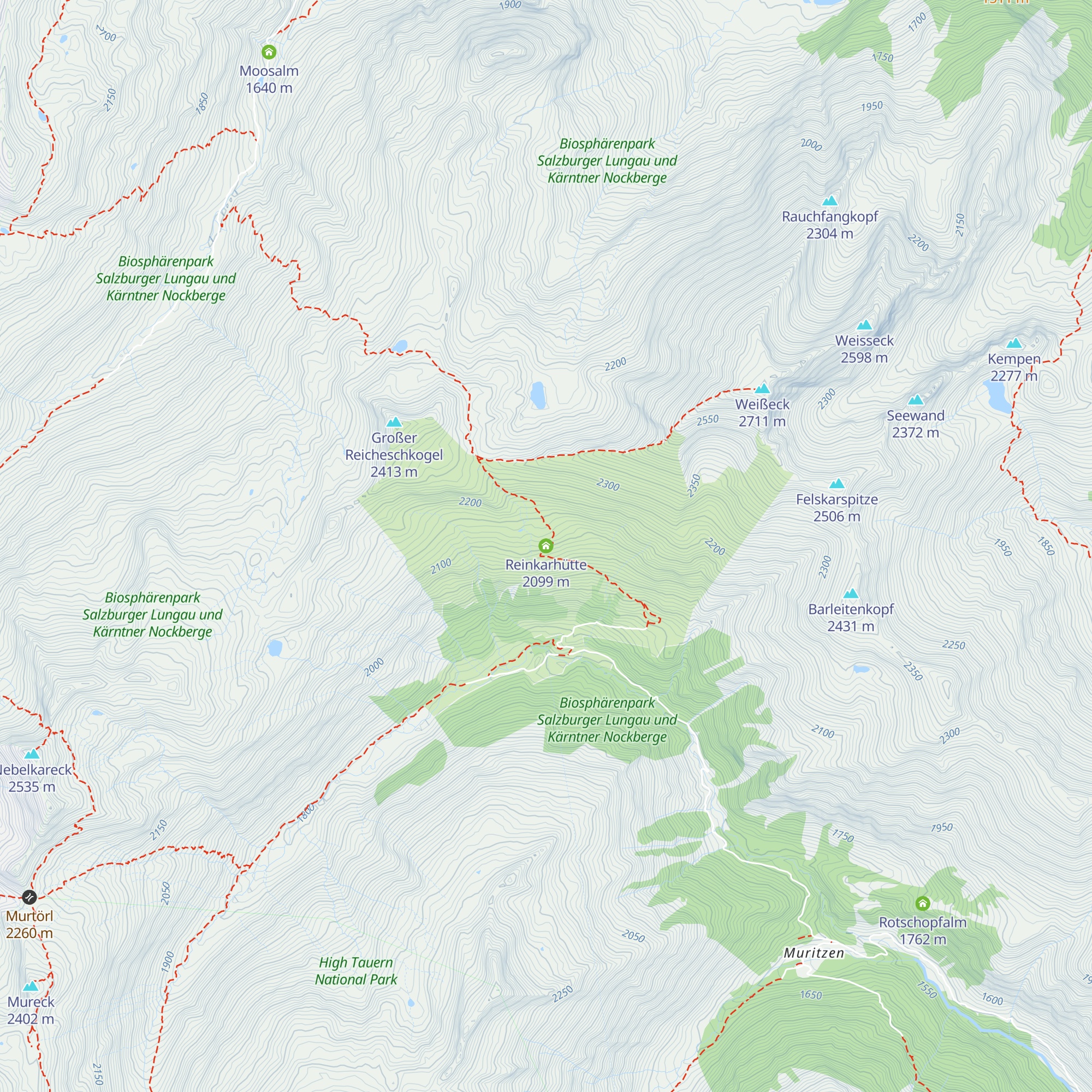 Reinkarhütte map