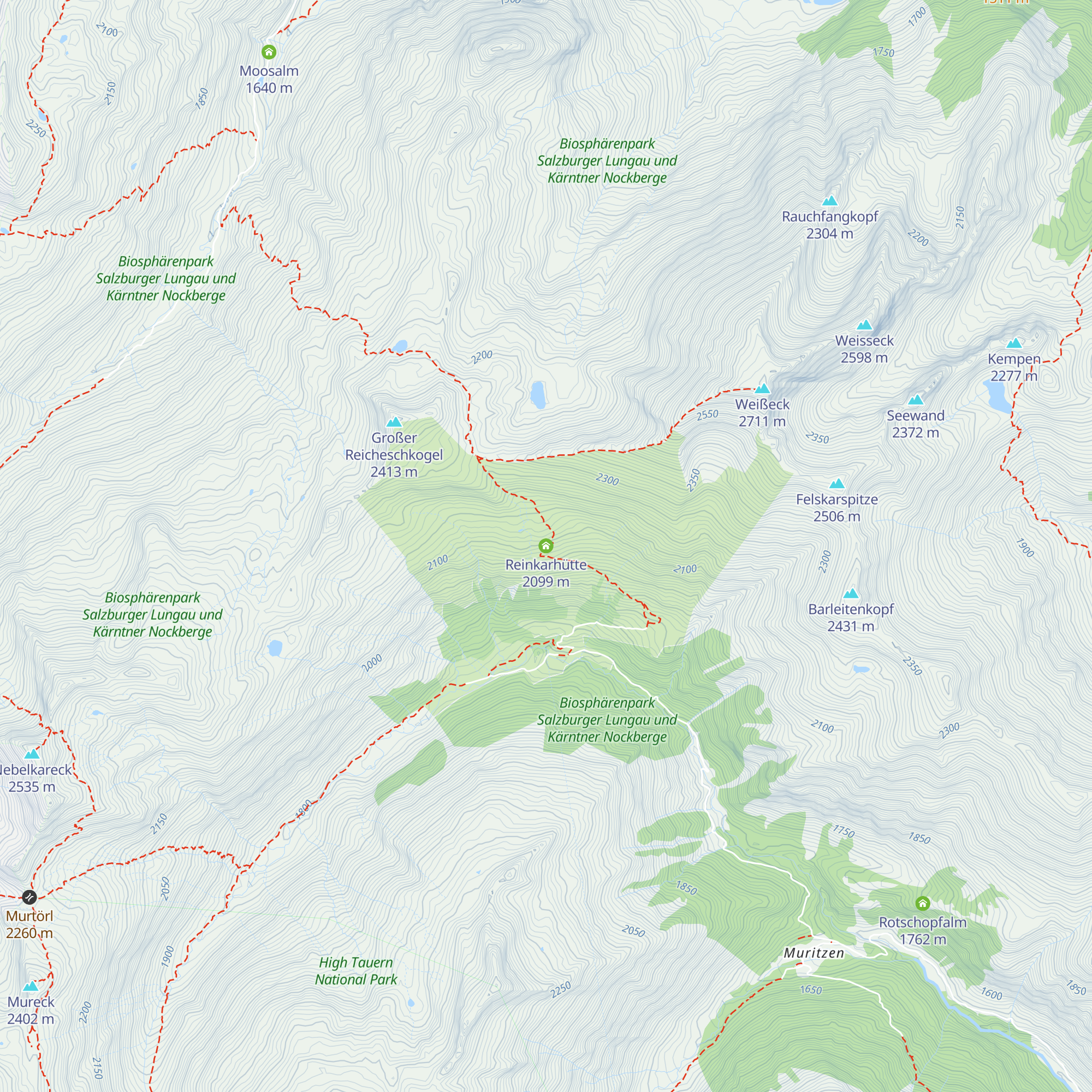 Reinkarhütte map