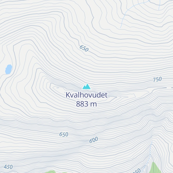 Map of Kvalhovudet