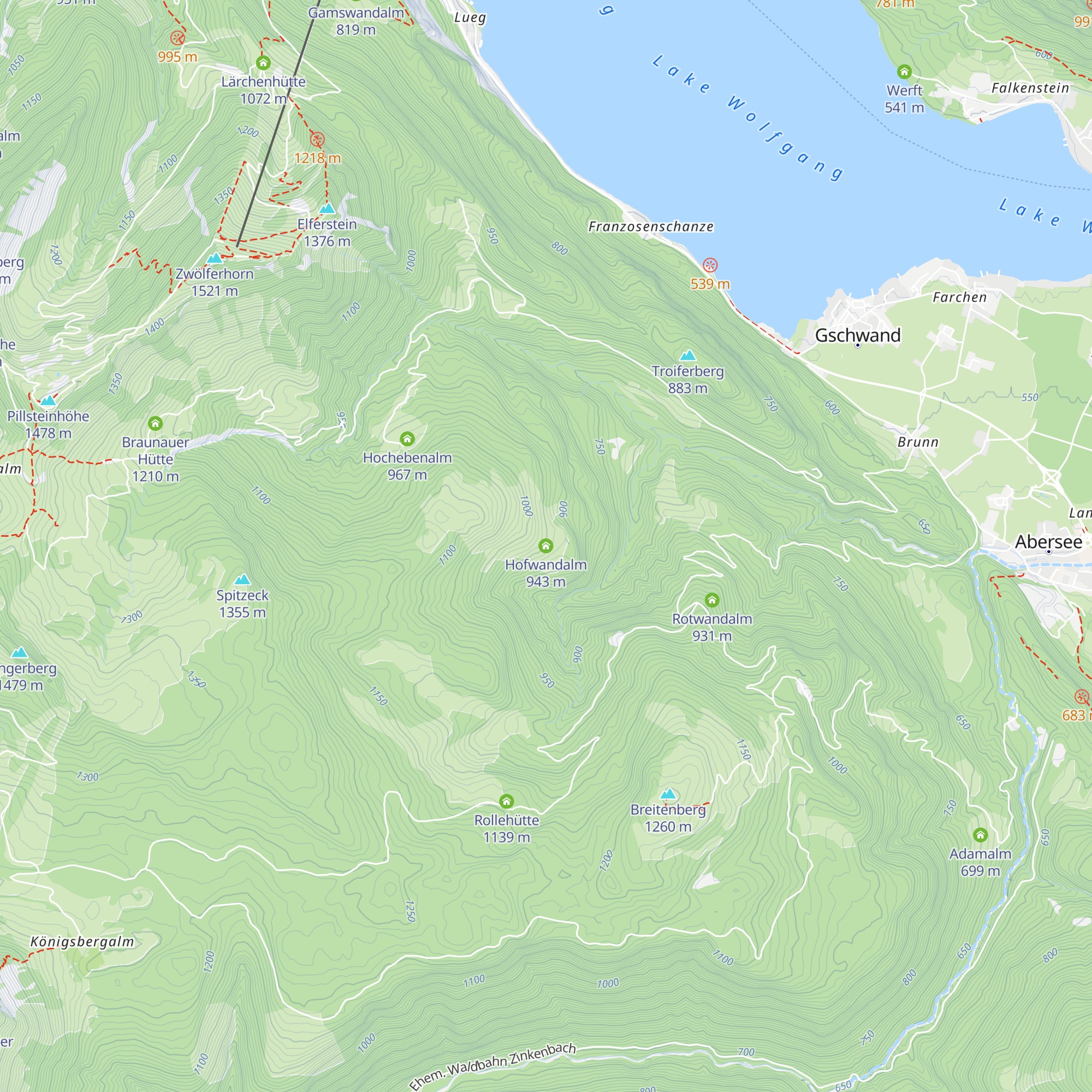 Hofwandalm map