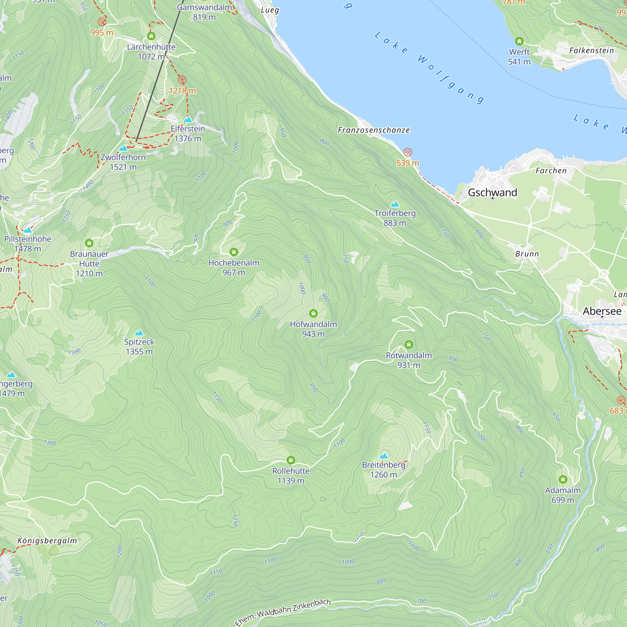 Hofwandalm map