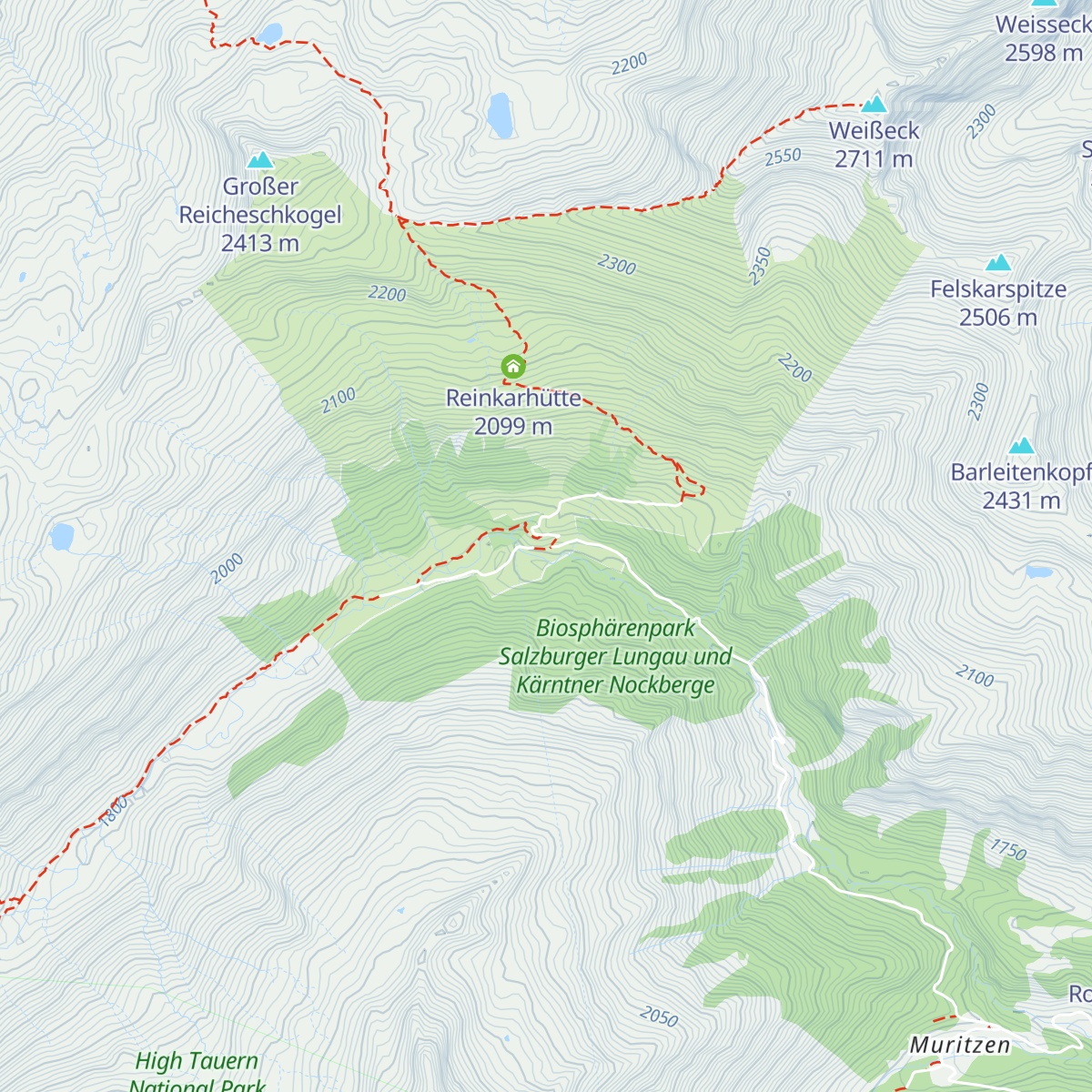 Sticklerhütte map