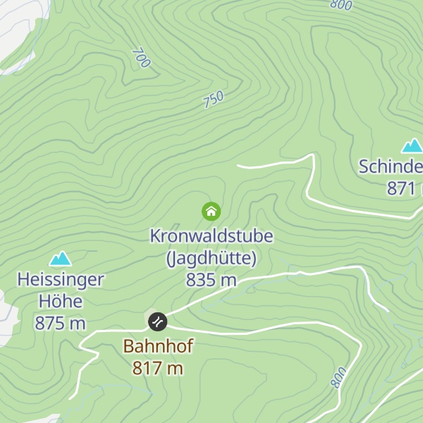 Map of Kronwaldstube (Jagdhütte)