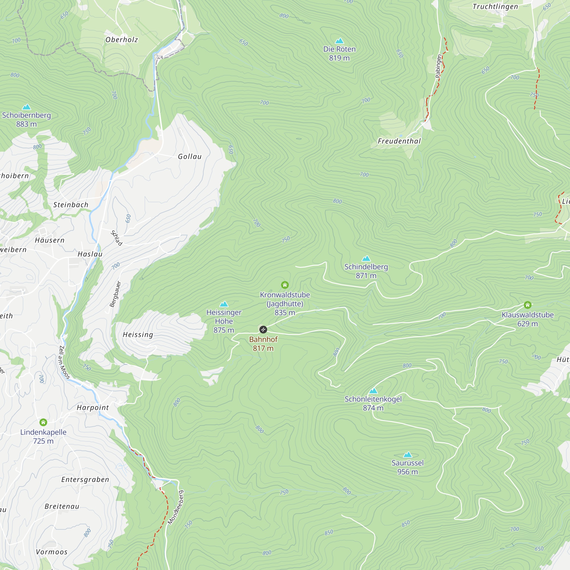Kronwaldstube (Jagdhütte) map