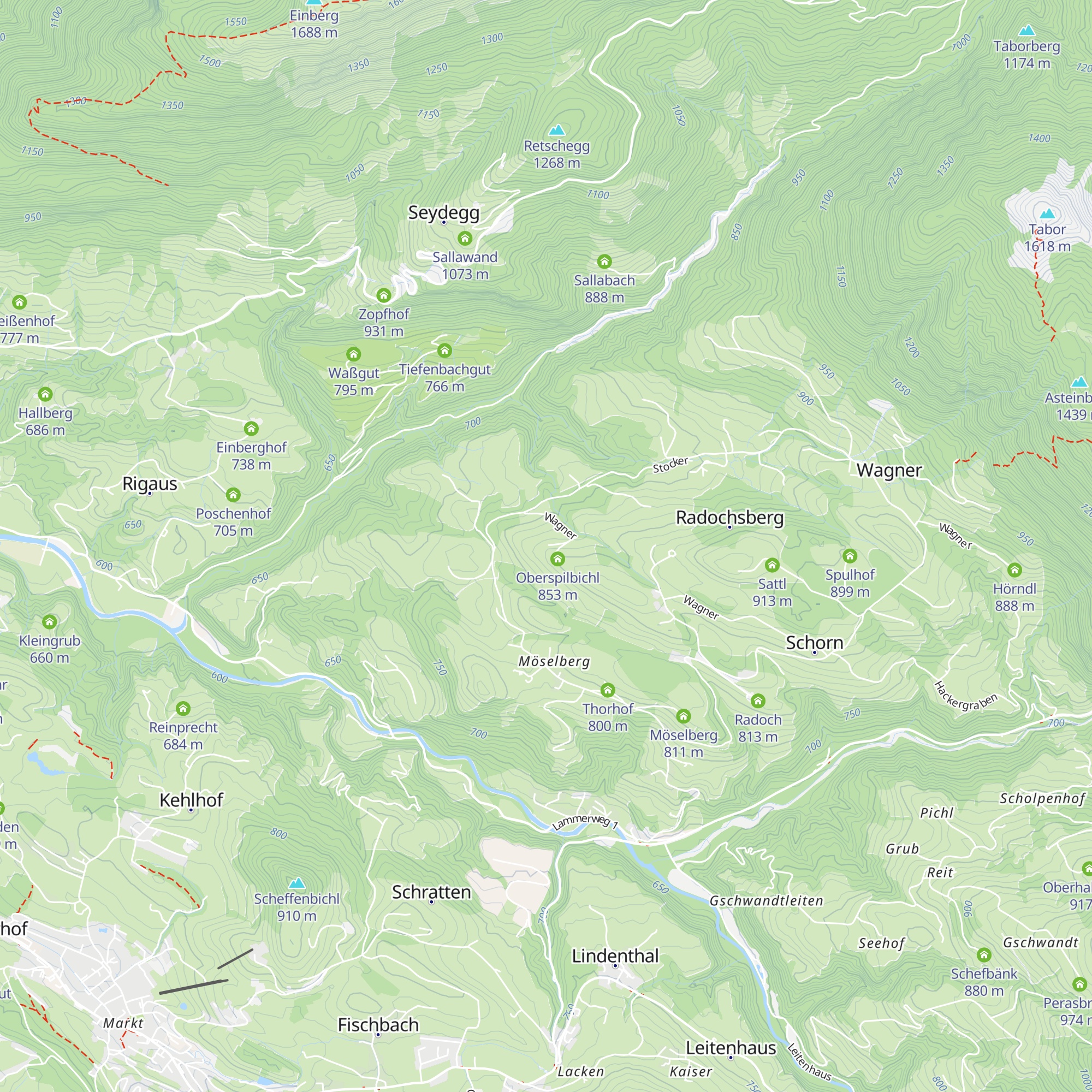 Unterspilbichl map