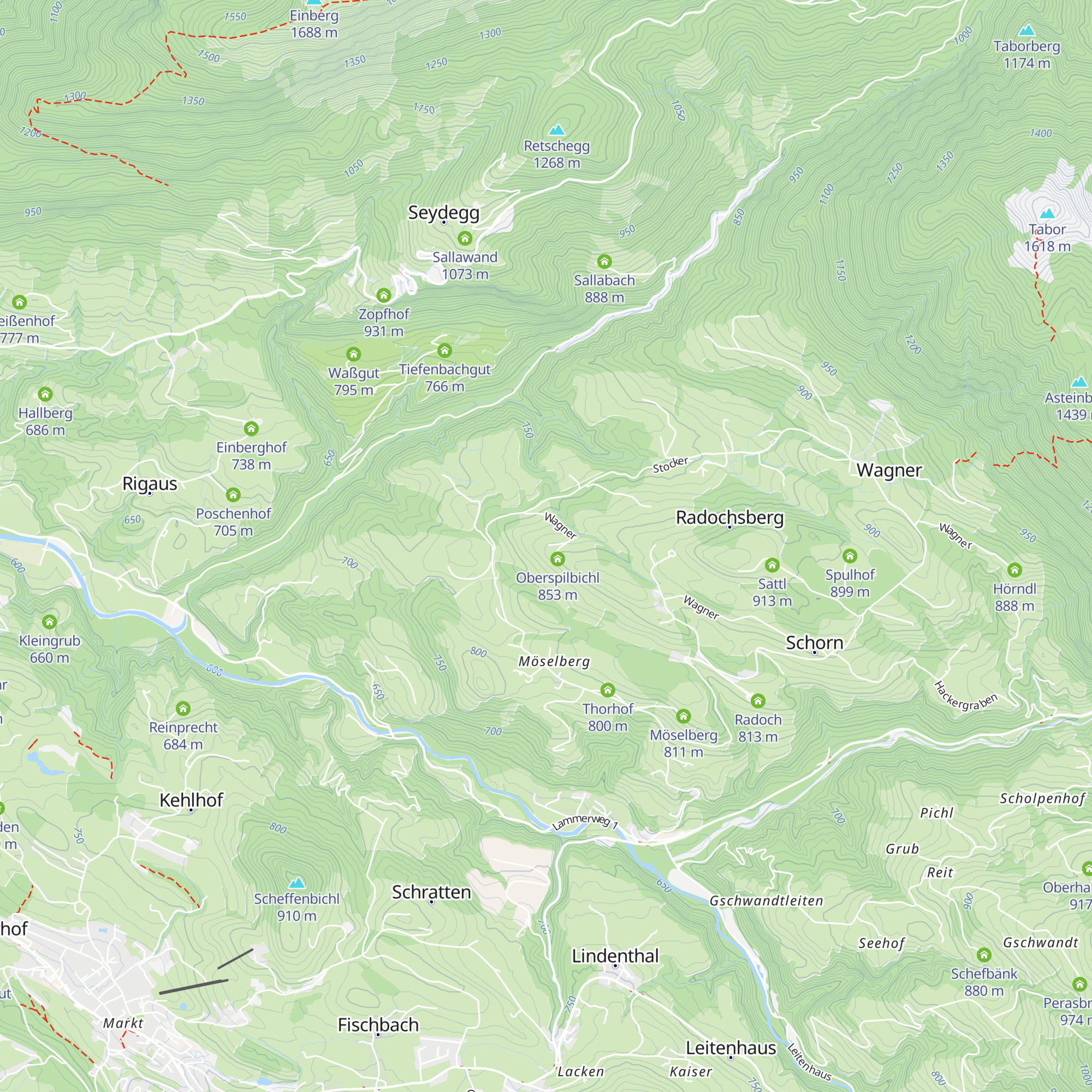 Unterspilbichl map