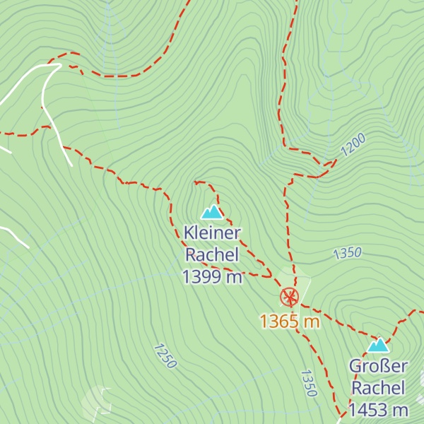 Map of Kleiner Rachel