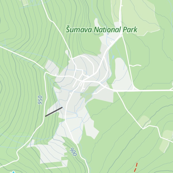 Map of Chata KČT Prášily