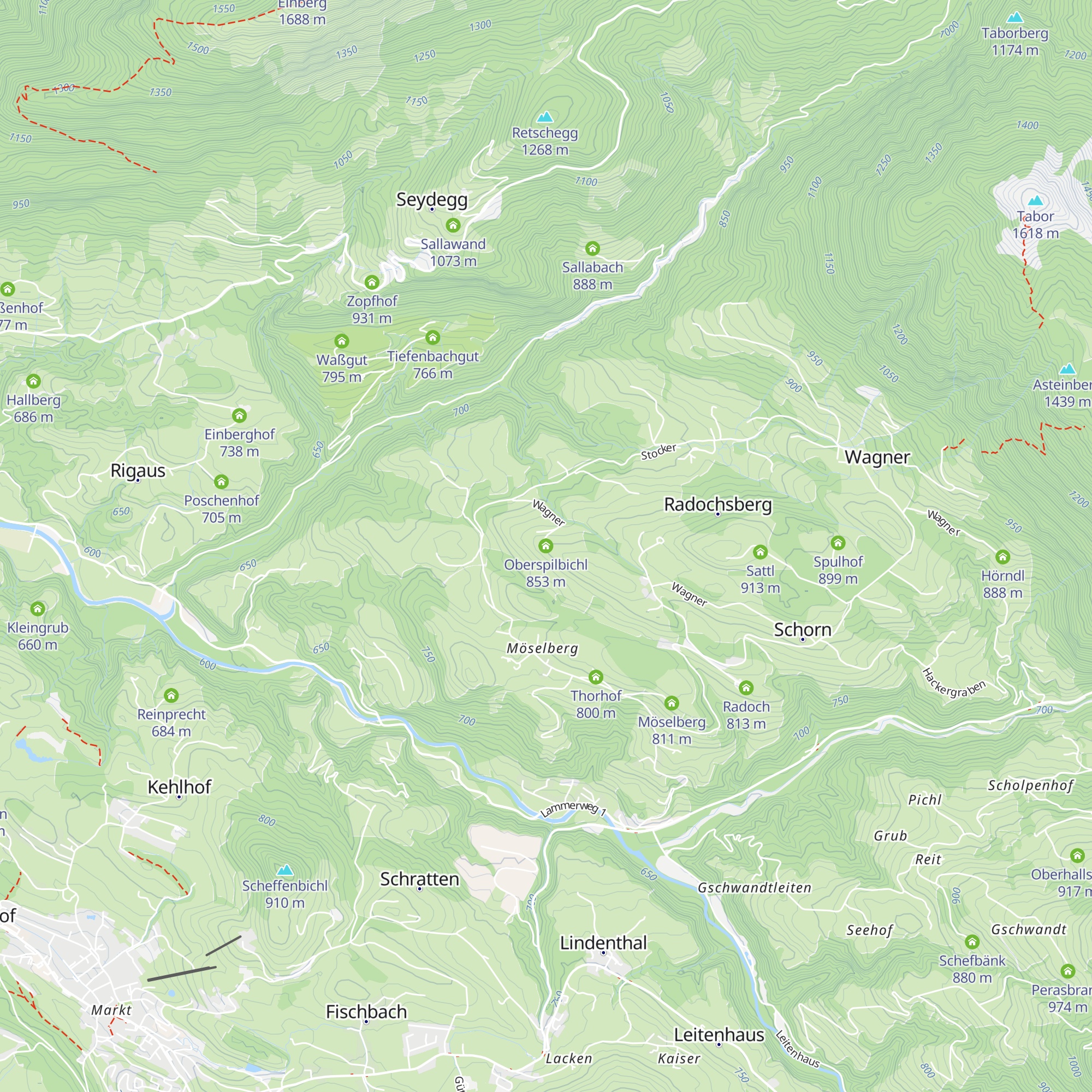 Oberspilbichl map