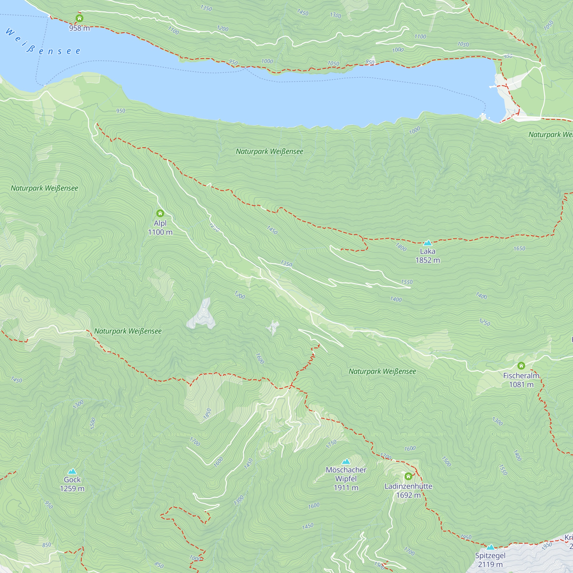 Hermagorer Bodenalm map