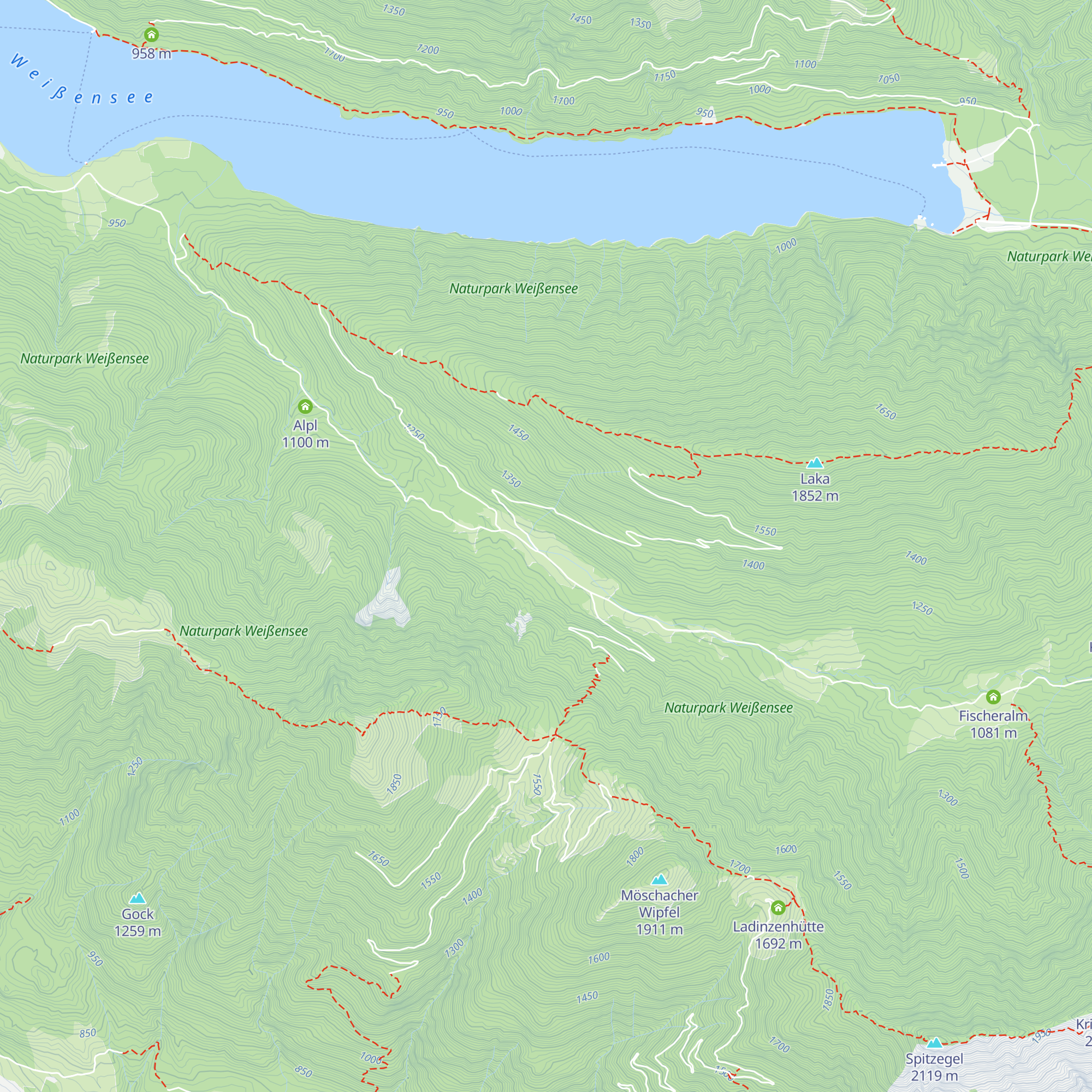 Hermagorer Bodenalm map