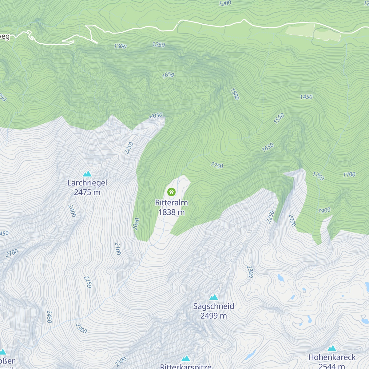 Ritterhütte map
