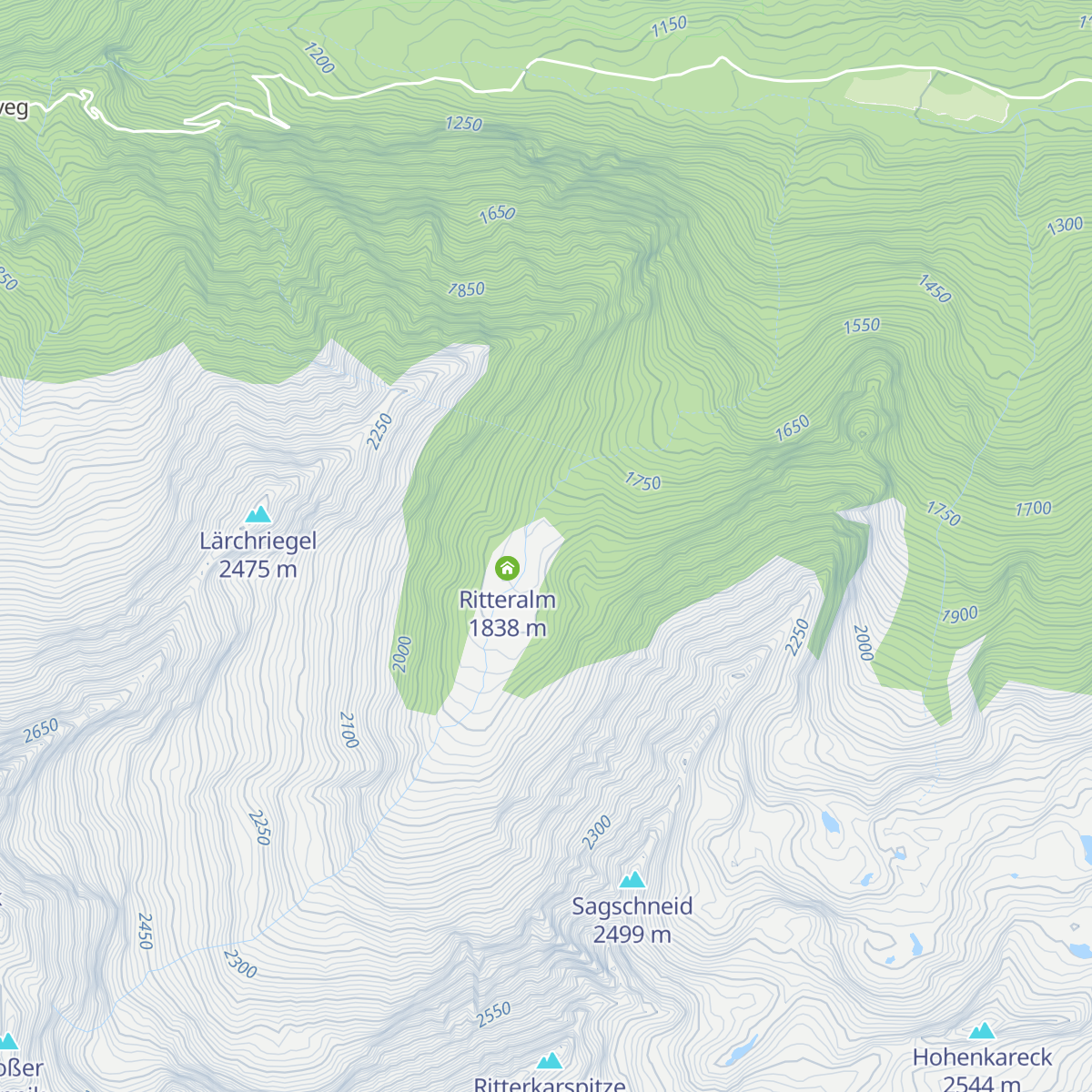 Ritterhütte map