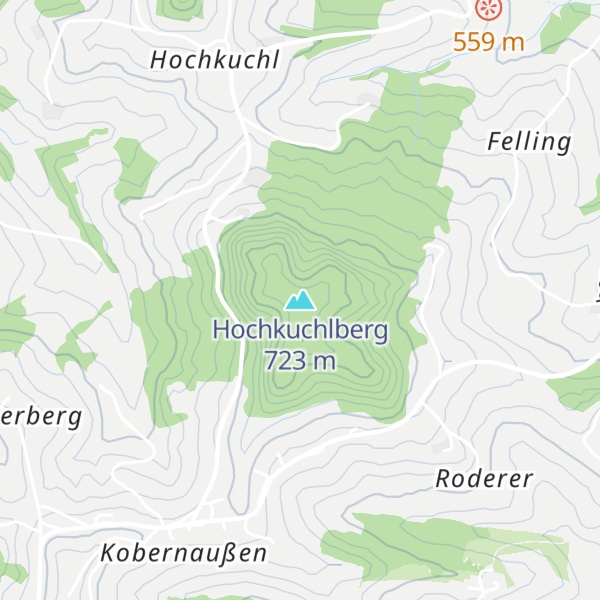 Map of Hochkuchlberg