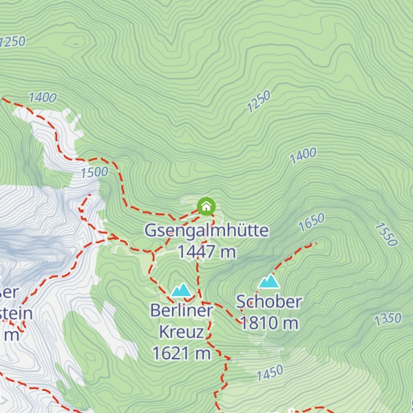 Map of Gsengalmhütte