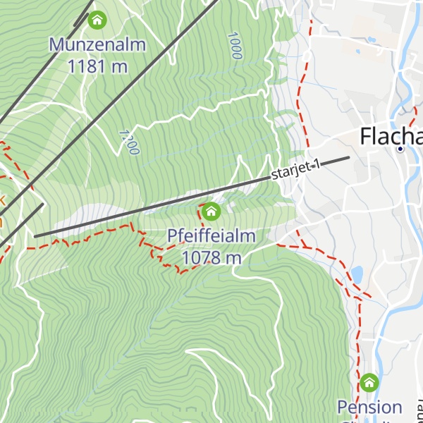 Map of Pfeiffeialm