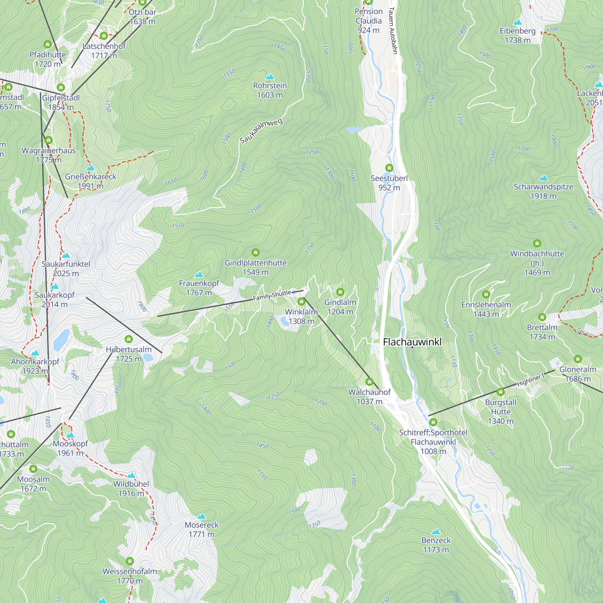Winklalm map