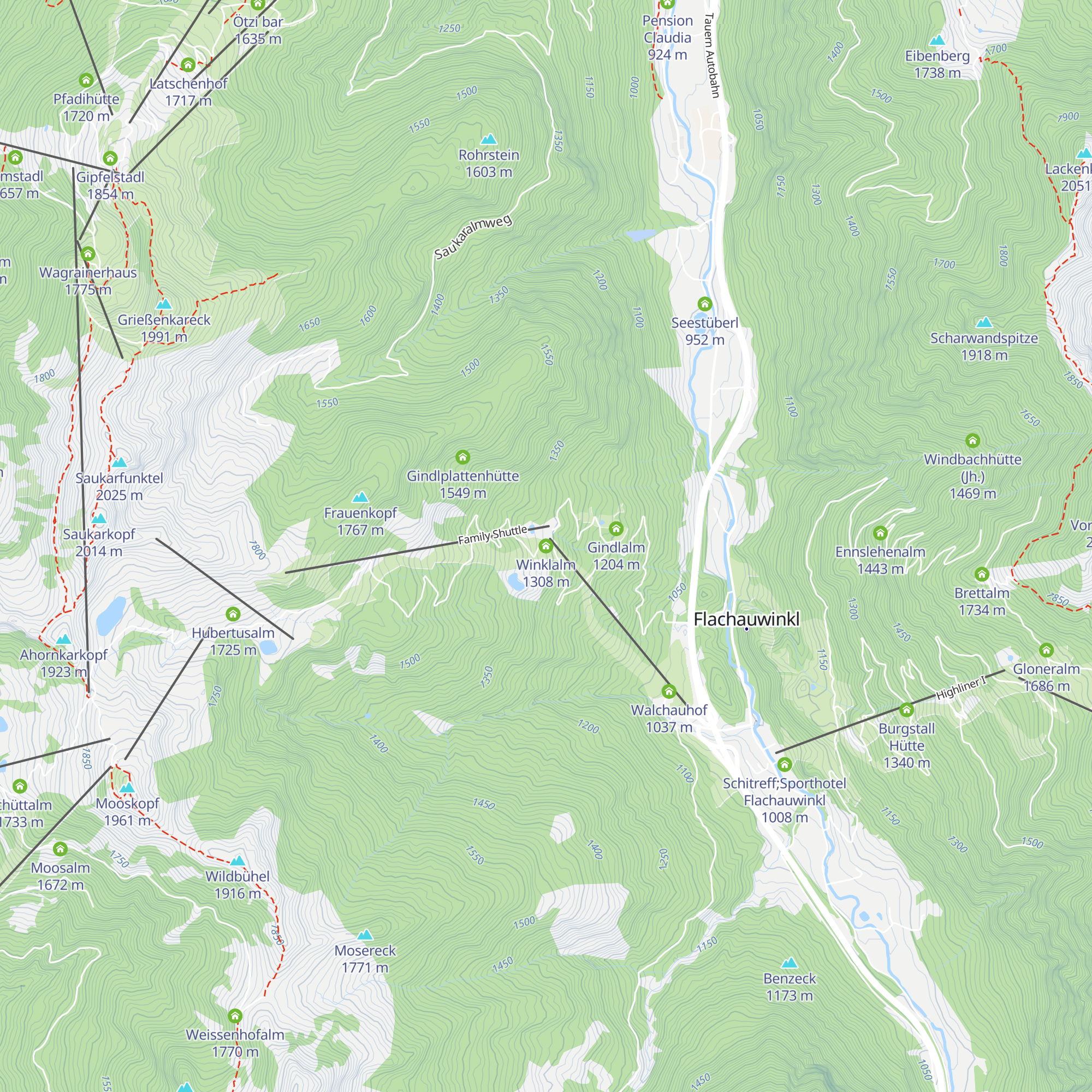 Winklalm map