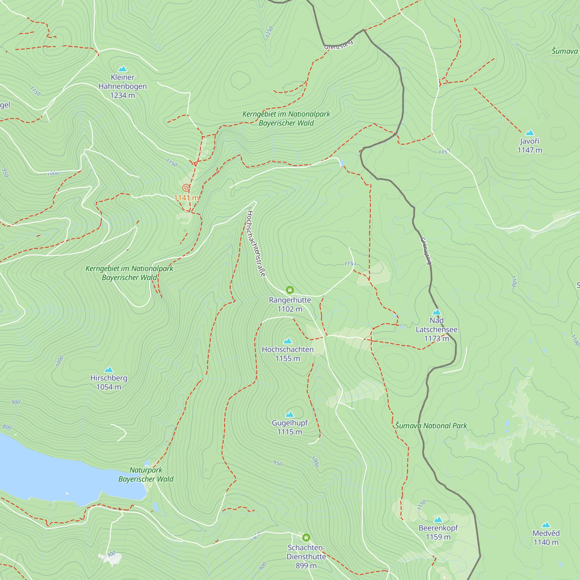 Rangerhütte map
