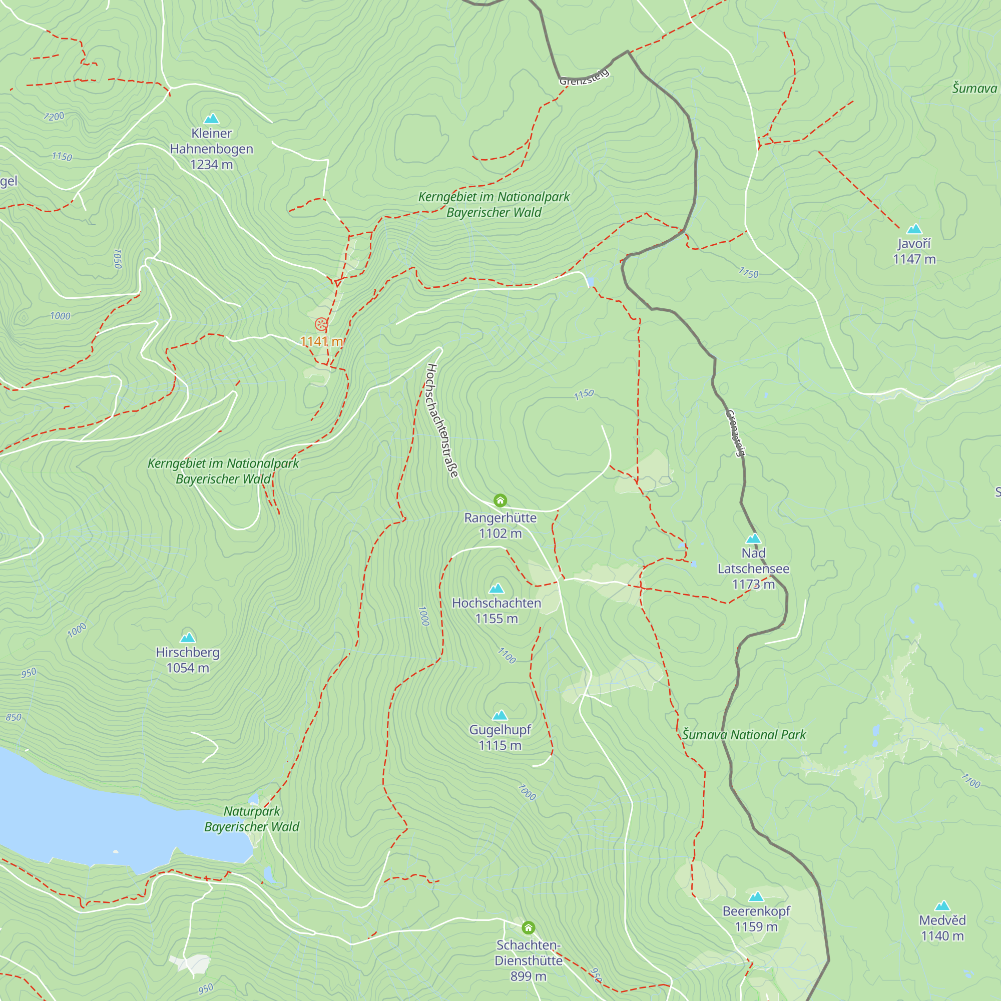Rangerhütte map
