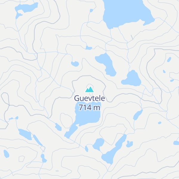 Map of Guevtele