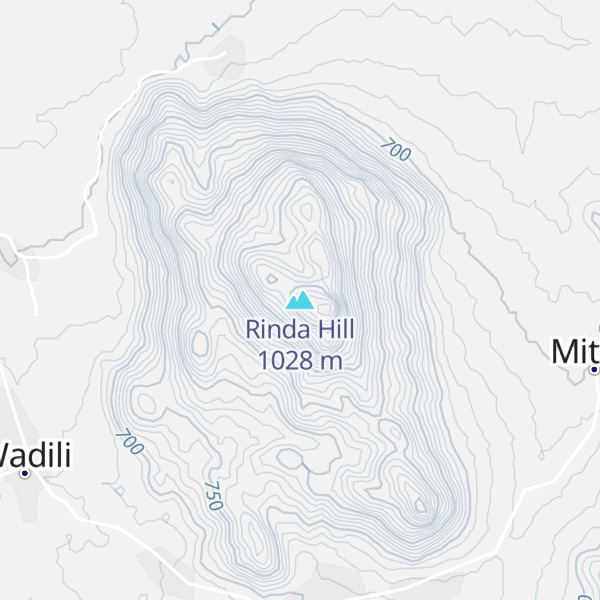Map of Rinda Hill