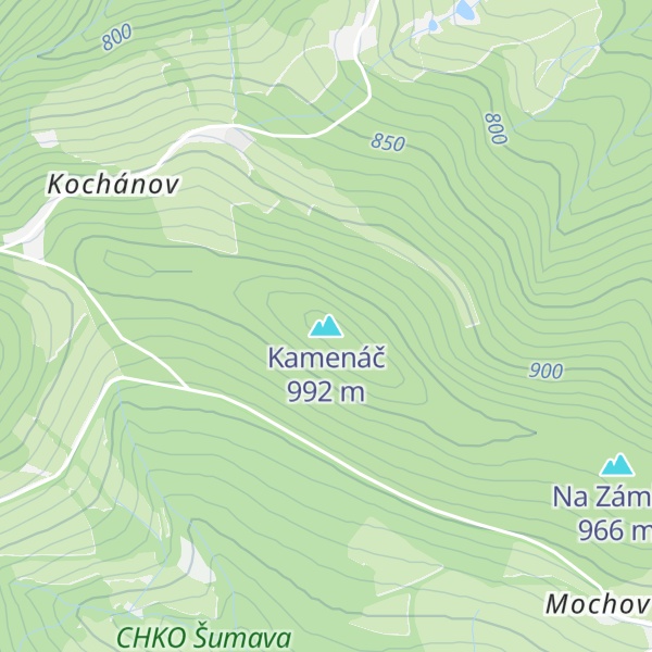 Map of Kamenáč