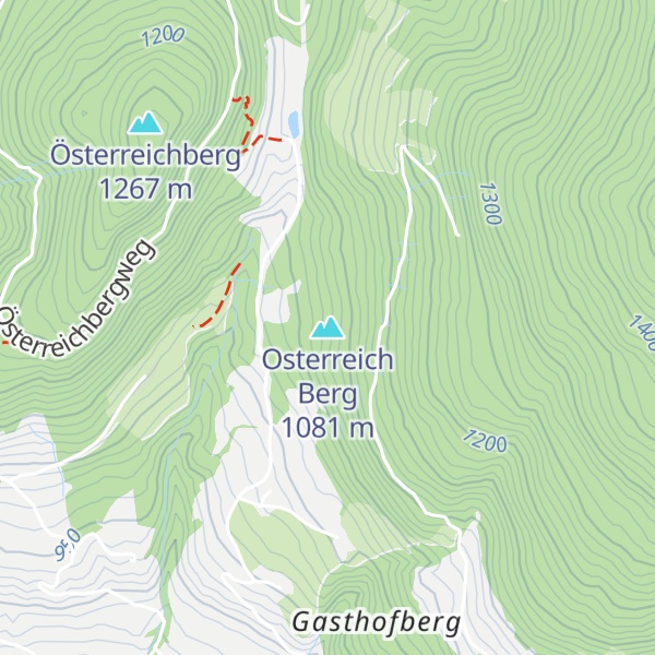 Map of Osterreich Berg