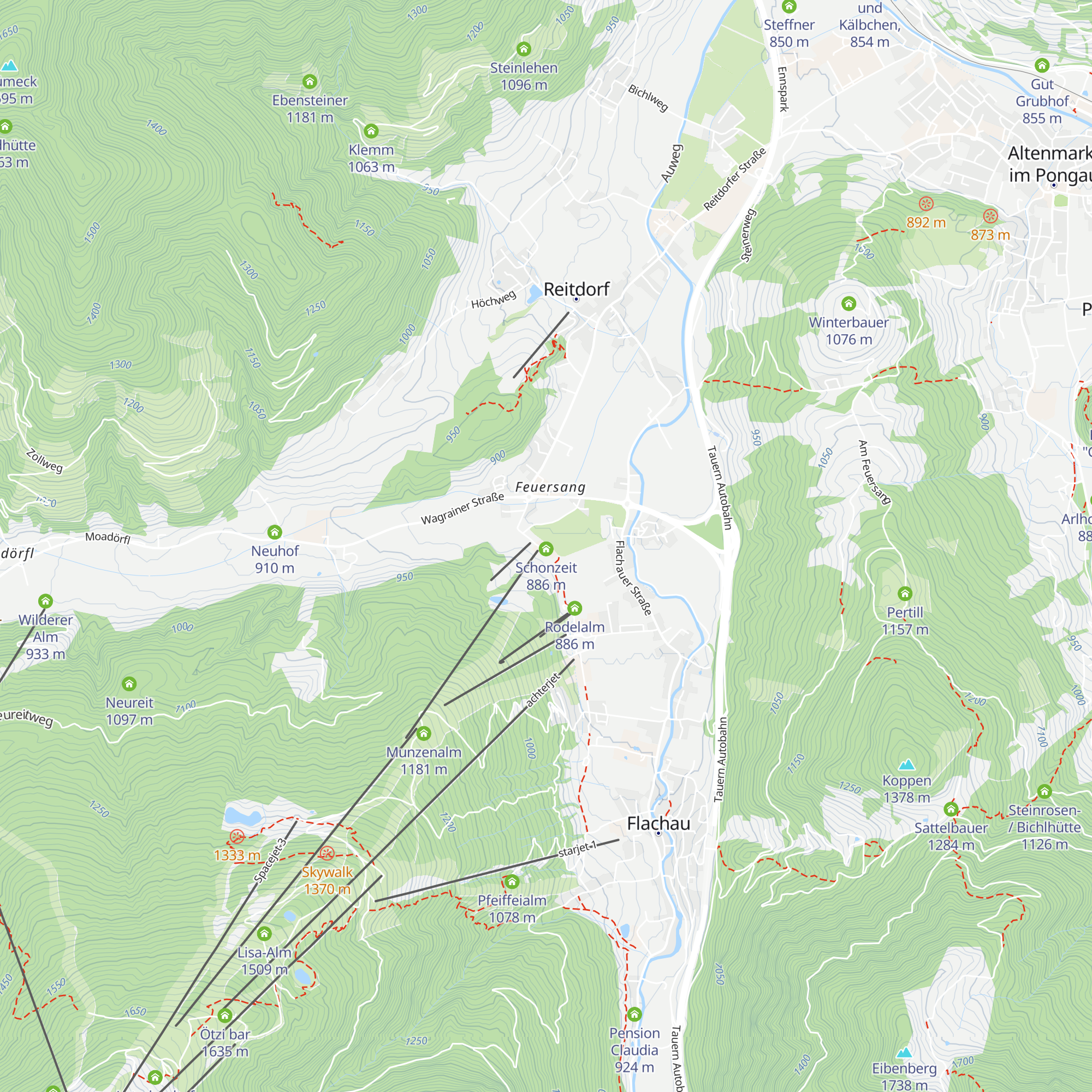 Specherstub'n map