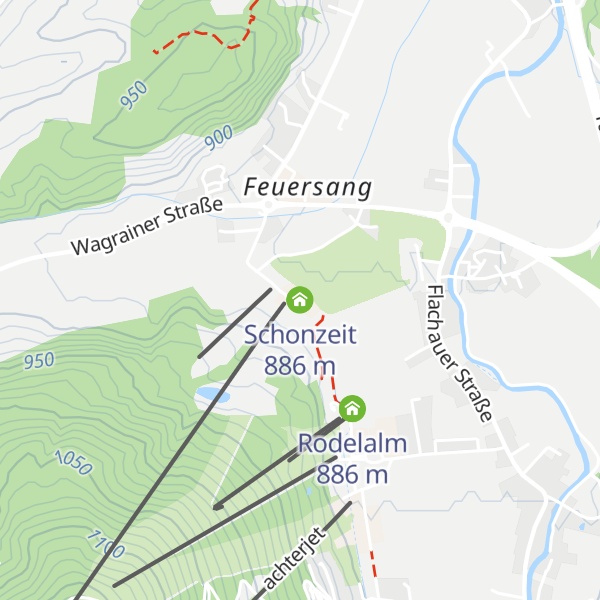Map of Schonzeit