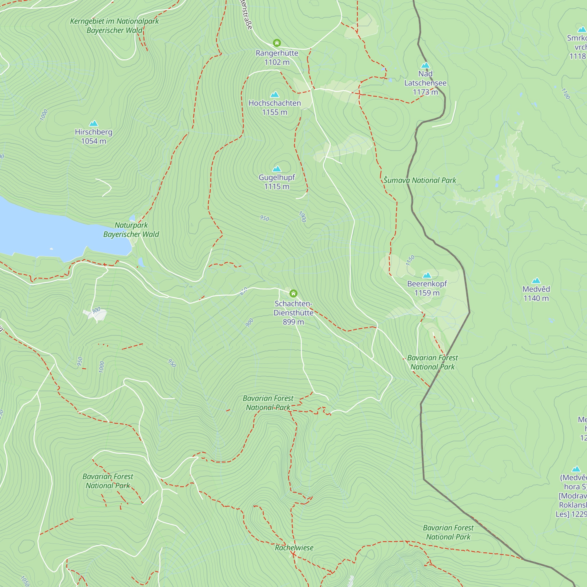 Schachten-Diensthütte map