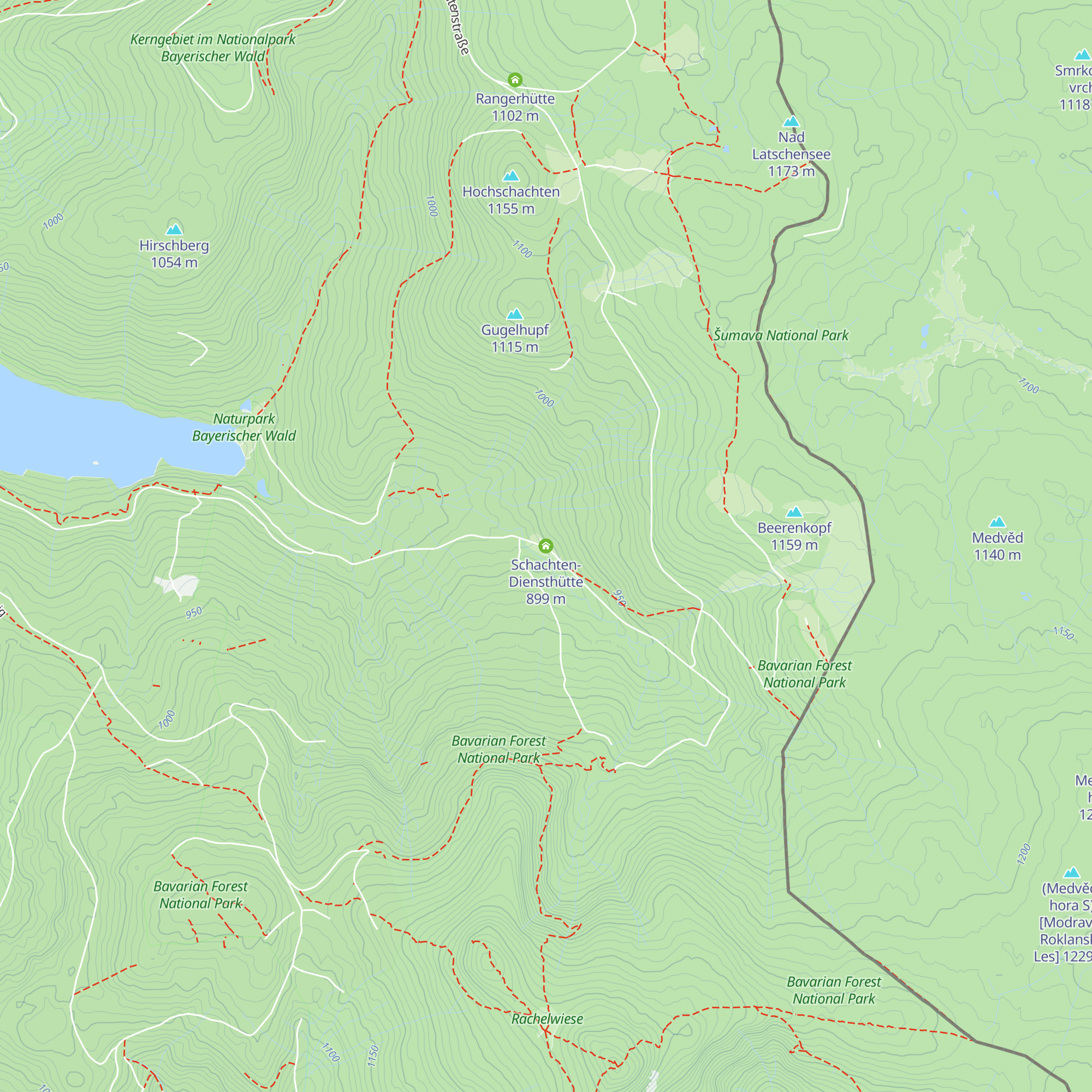 Schachten-Diensthütte map
