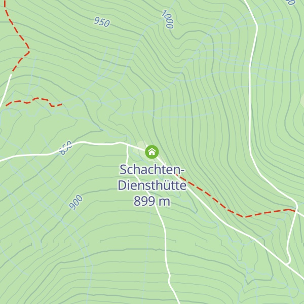 Map of Schachten-Diensthütte