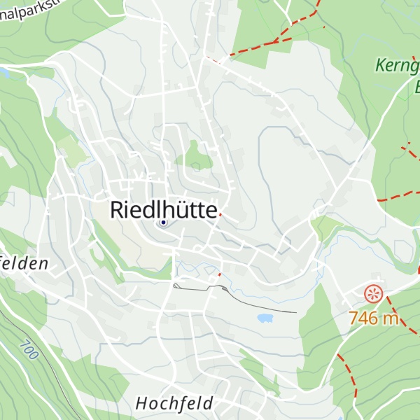 Map of Rettungswache Riedlhütte