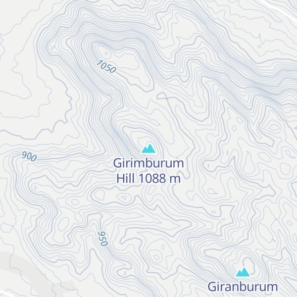 Map of Girimburum Hill