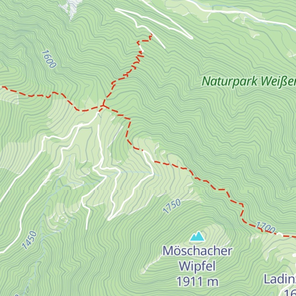 Map of Möschacher Alm