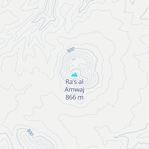Map of Ra’s al Amwaj