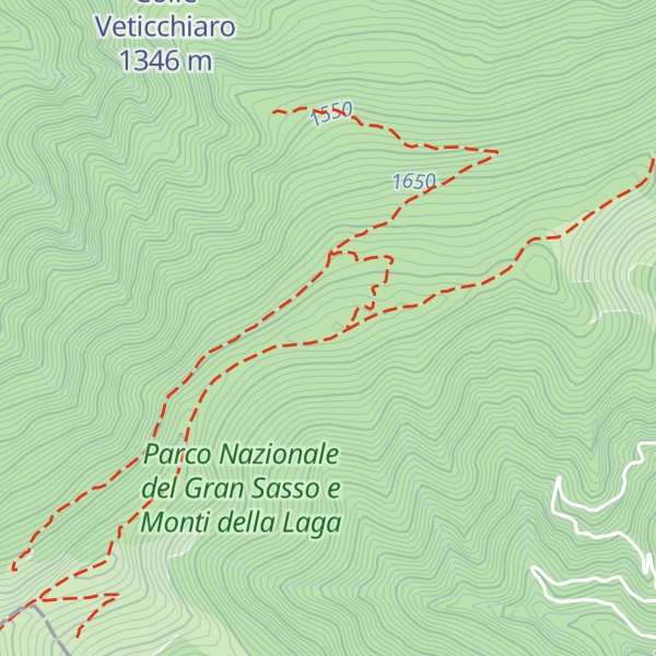 Map of Monte Cesarotta