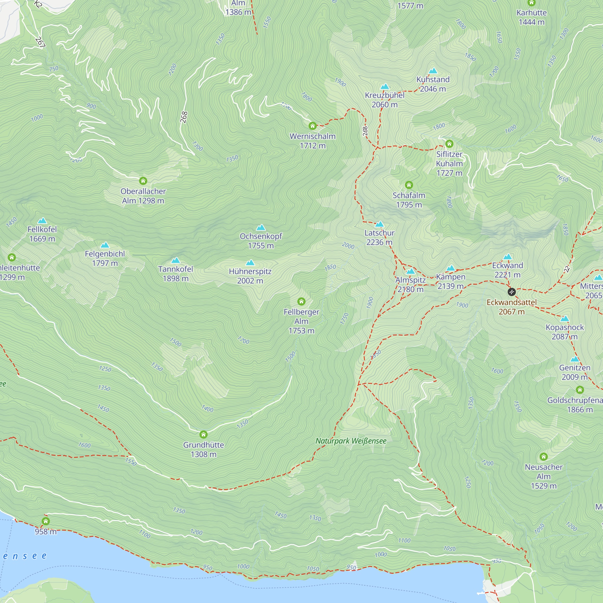 Fellberger Alm map