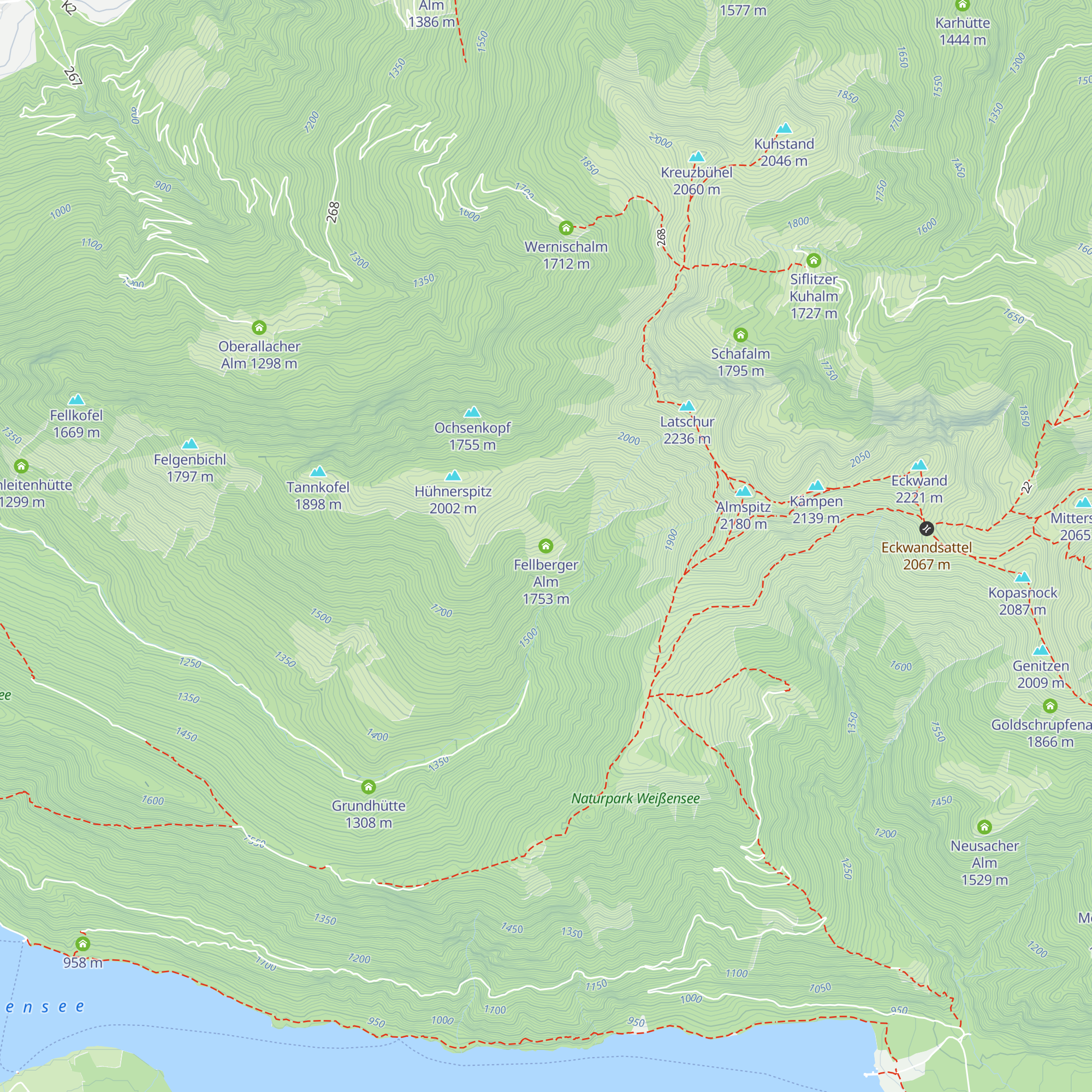 Fellberger Alm map
