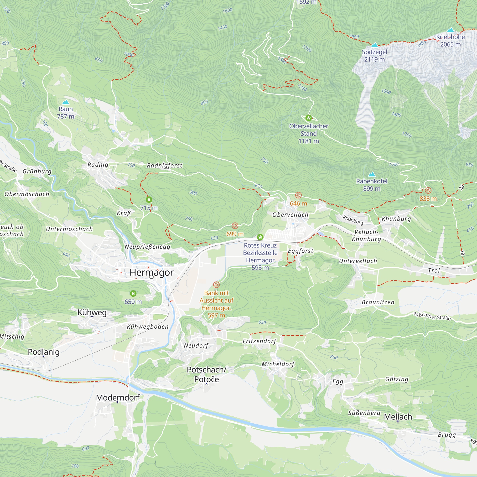 vlg. Königsbad map