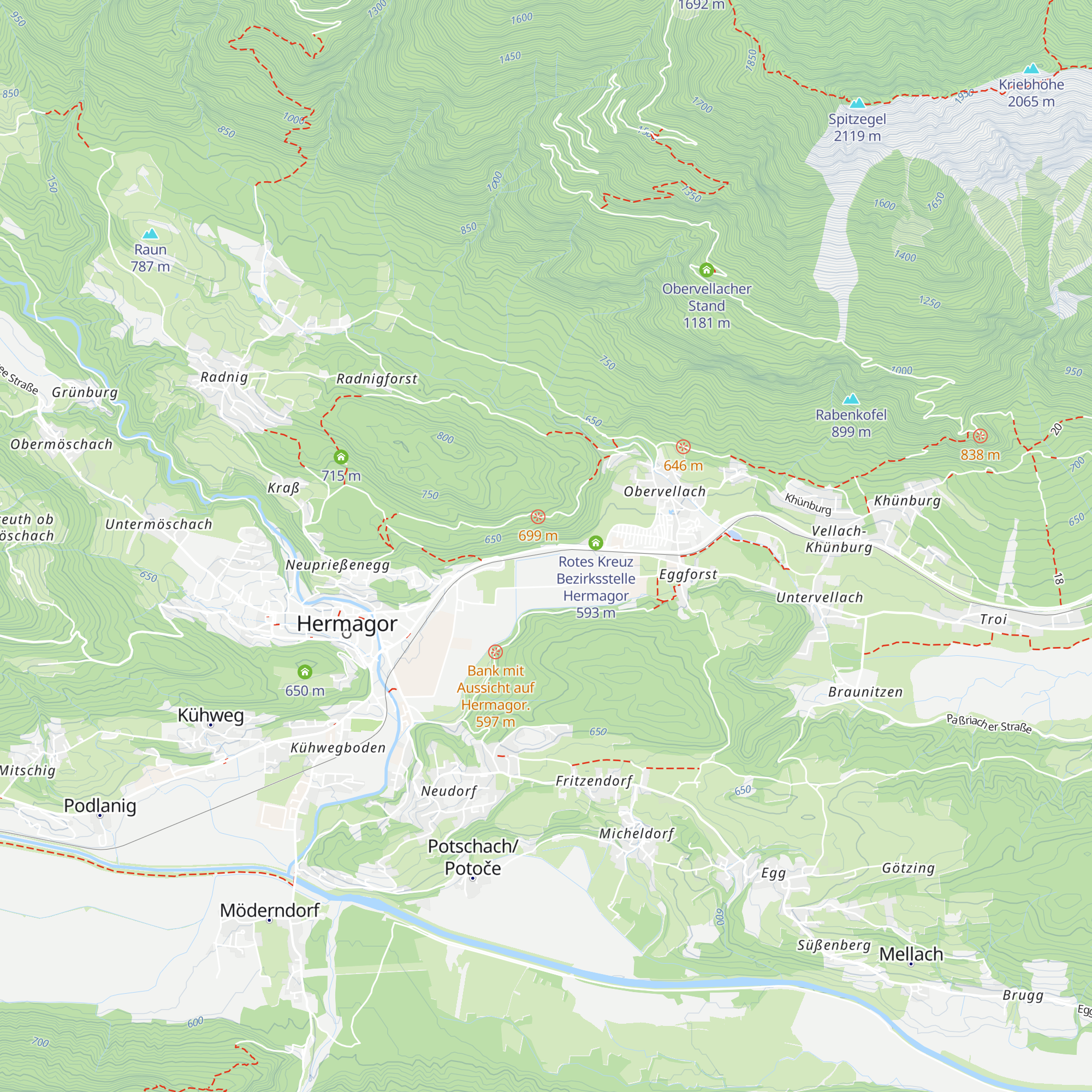 vlg. Königsbad map