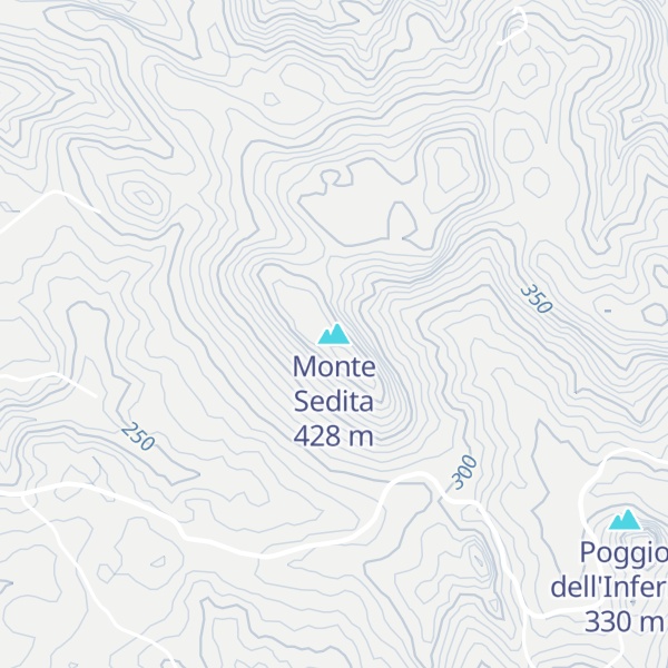 Map of Monte Sedita