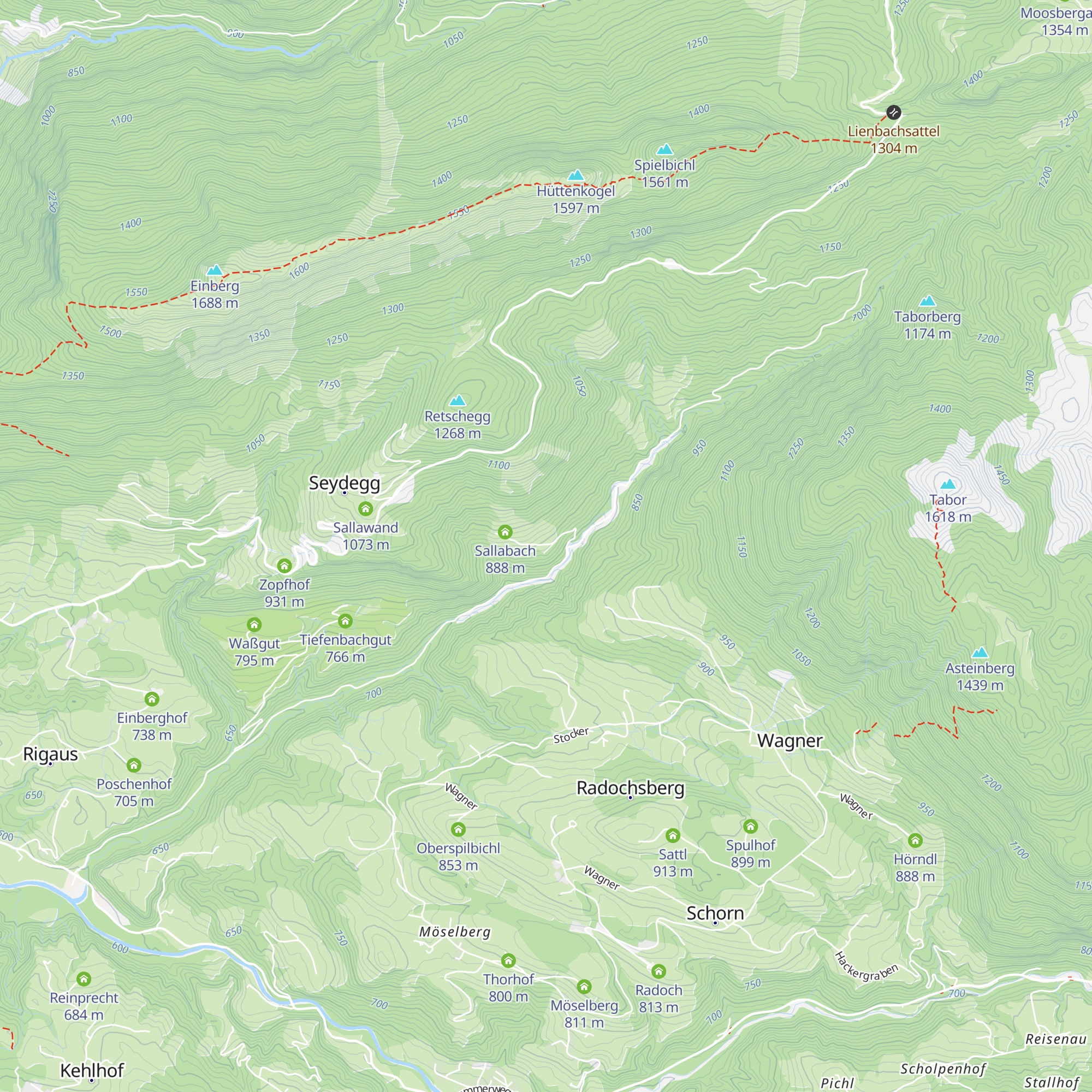 Schornhöfel map