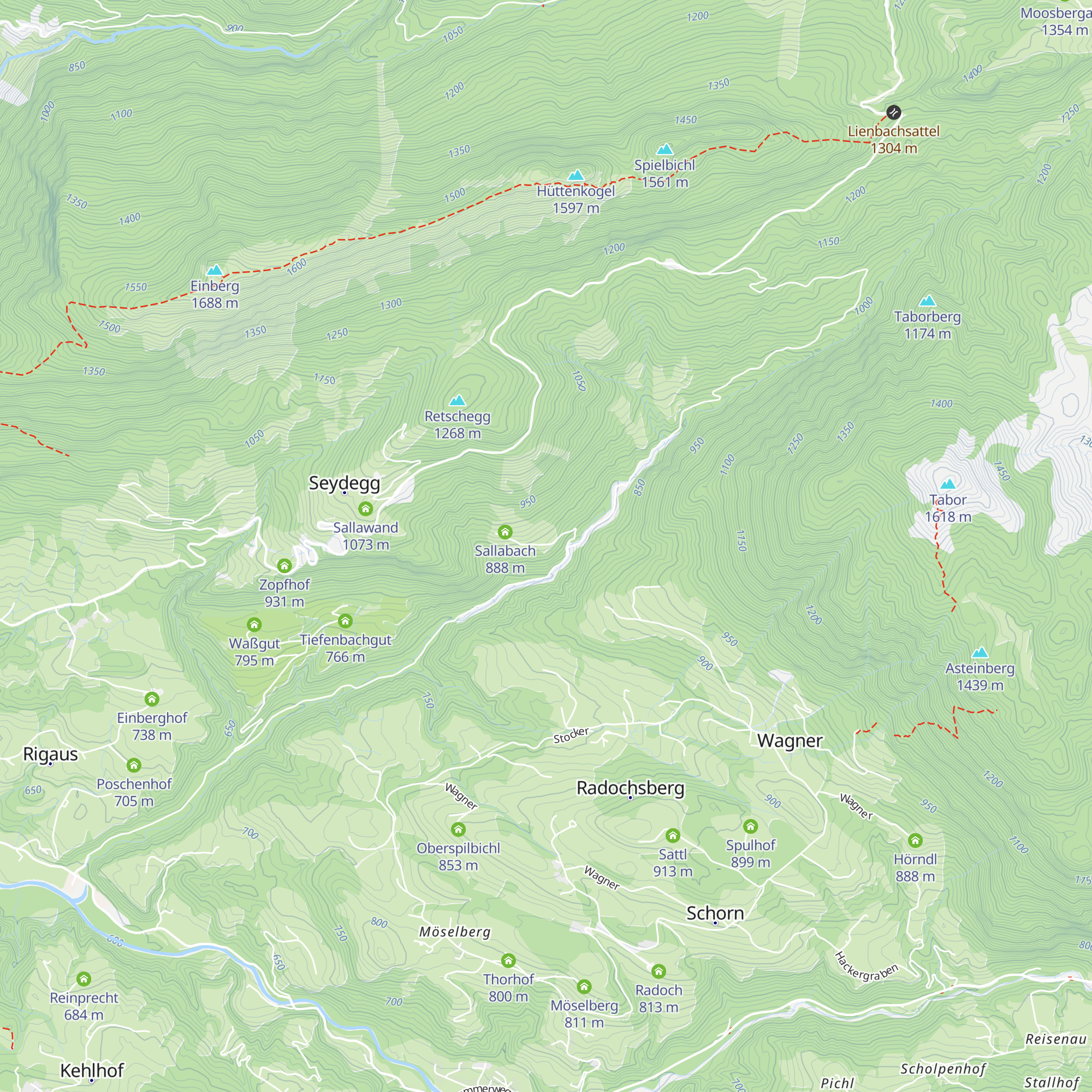 Schornhöfel map