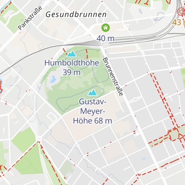 Map of Gustav-Meyer-Höhe