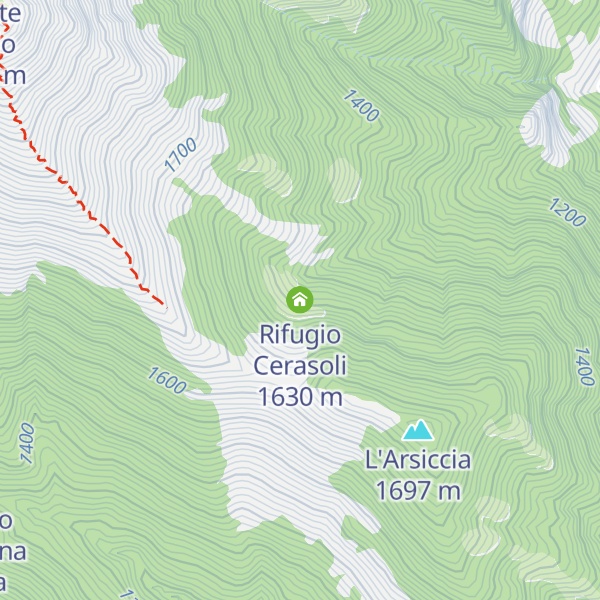 Map of Rifugio Cerasoli