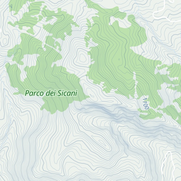Map of Pizzo Mondello
