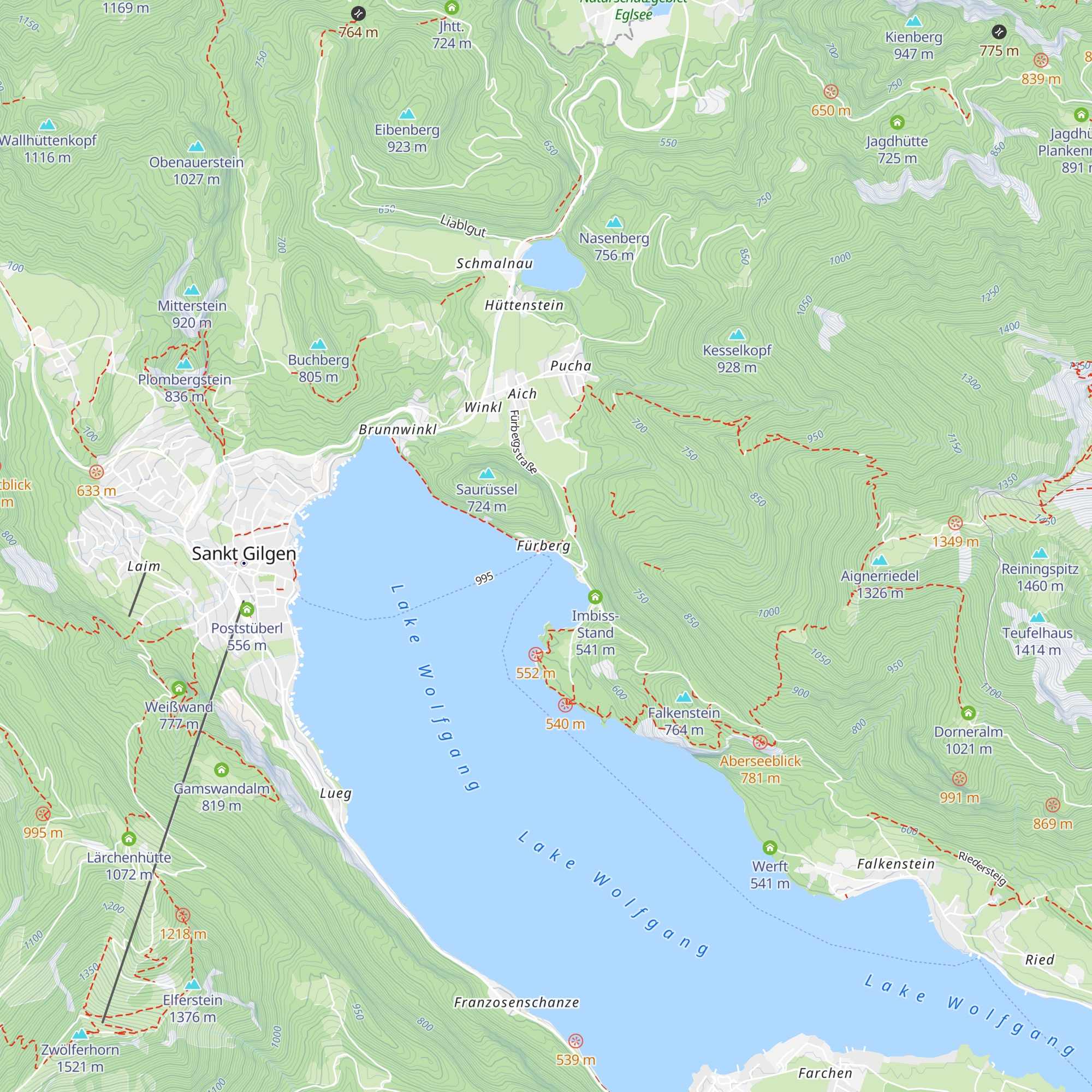Gasthof Fürberg map