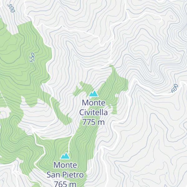 Map of Monte Civitella